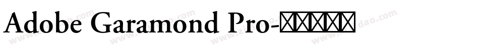 Adobe Garamond Pro字体转换